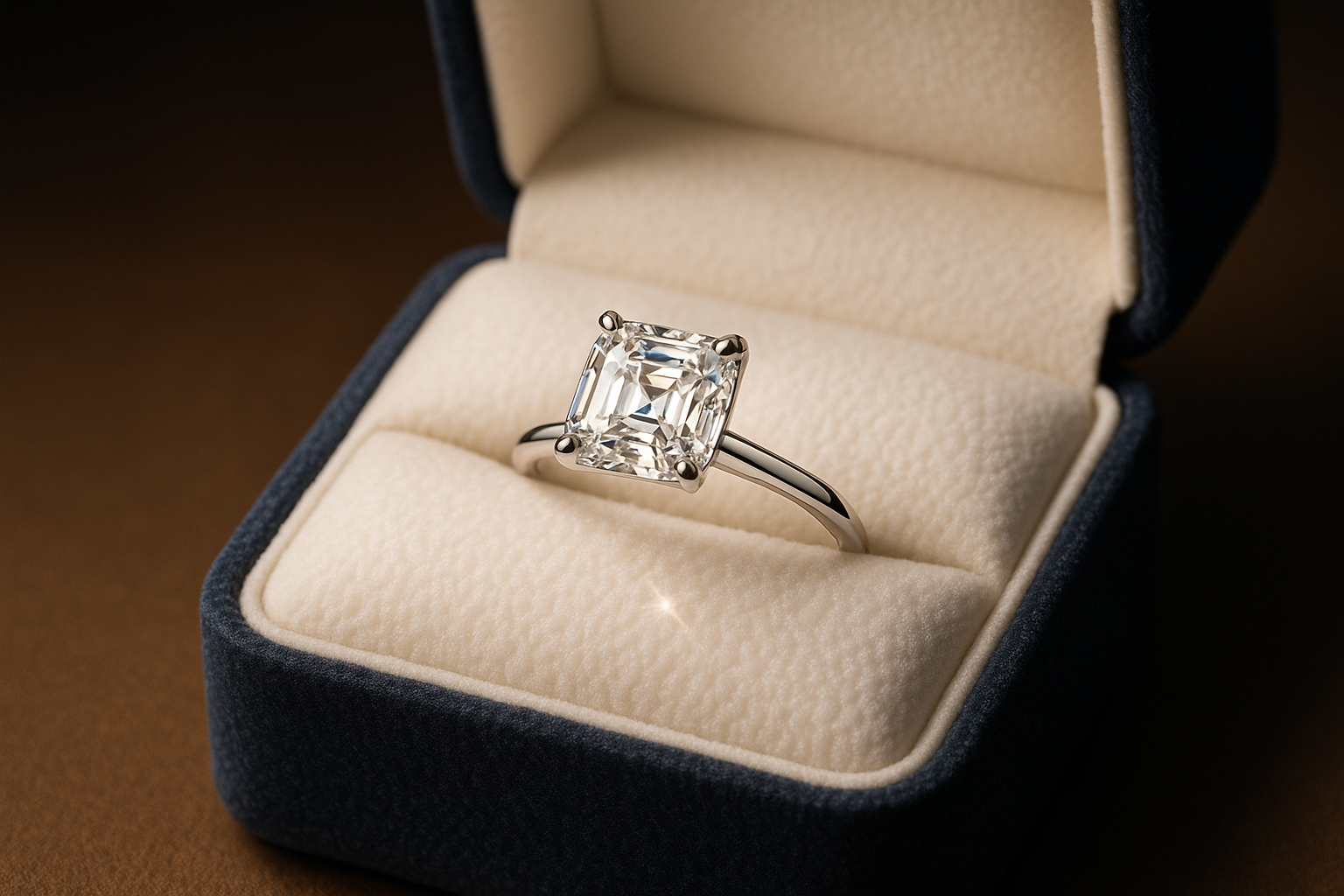 Ring in jewelry box