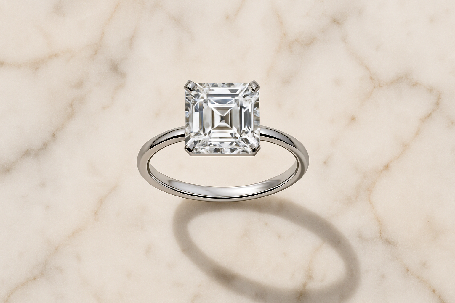 Ring laying flat