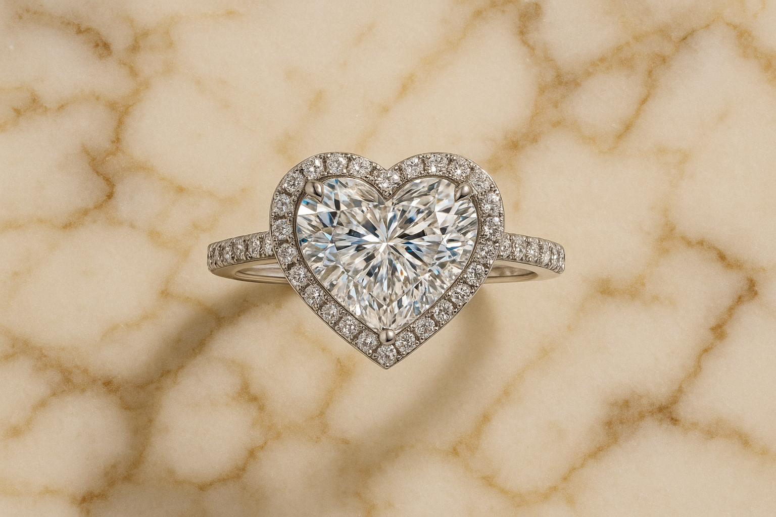 Ring laying flat