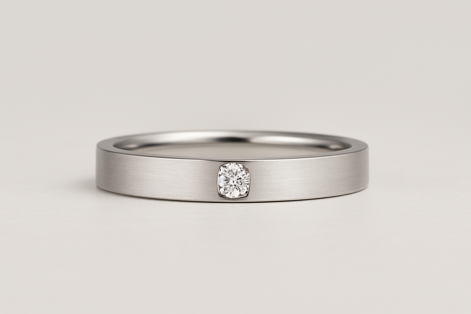 Ring lying flat