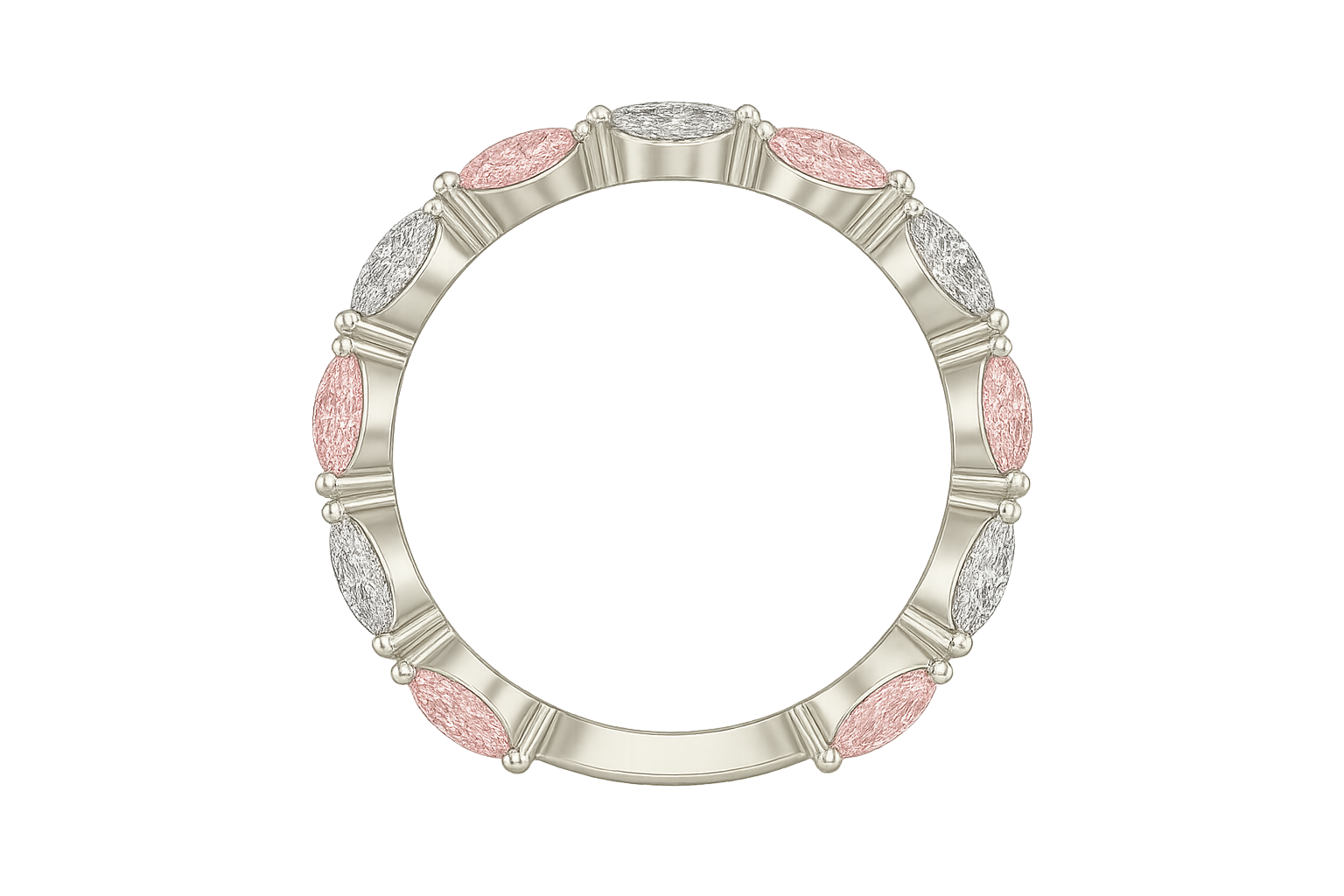 Ring shown from above displaying the full circular pattern