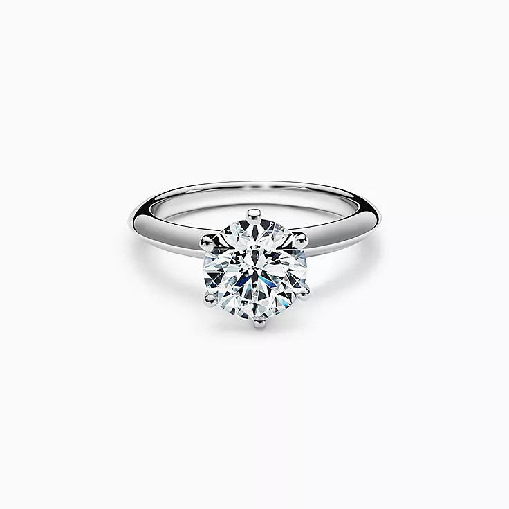 YJ Engagement Ring in Platinum